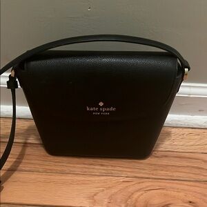 Kate Spade Black Leather Crossbody Bag
